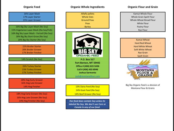 Organic Chicken Feed